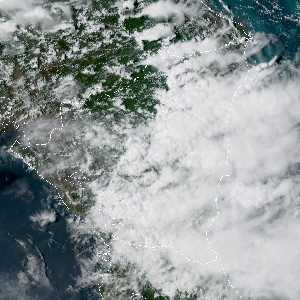 météo tropicale : Image satellite .