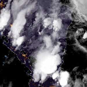 météo tropicale : Image satellite .