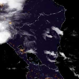météo tropicale : Image satellite .