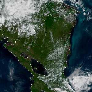 météo tropicale : Image satellite .