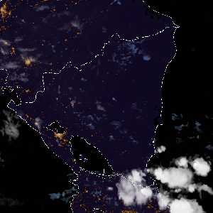 météo tropicale : Image satellite .