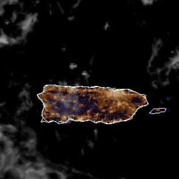 météo tropicale : Image satellite .