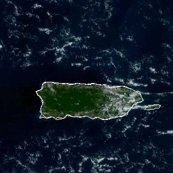 météo tropicale : Image satellite .
