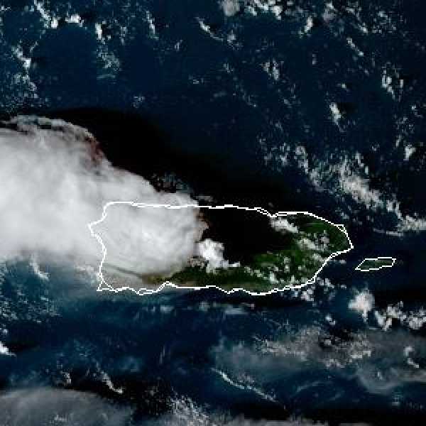 météo tropicale : Image satellite .