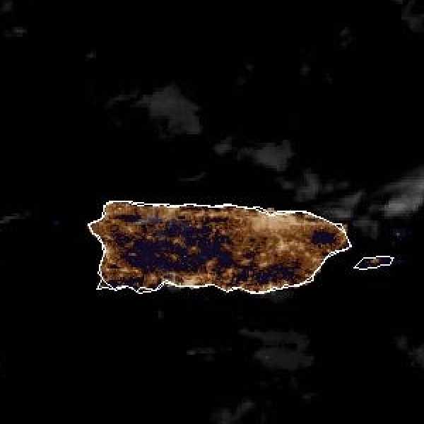 météo tropicale : Image satellite .