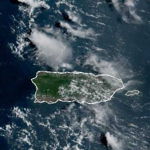 météo tropicale : Image satellite .