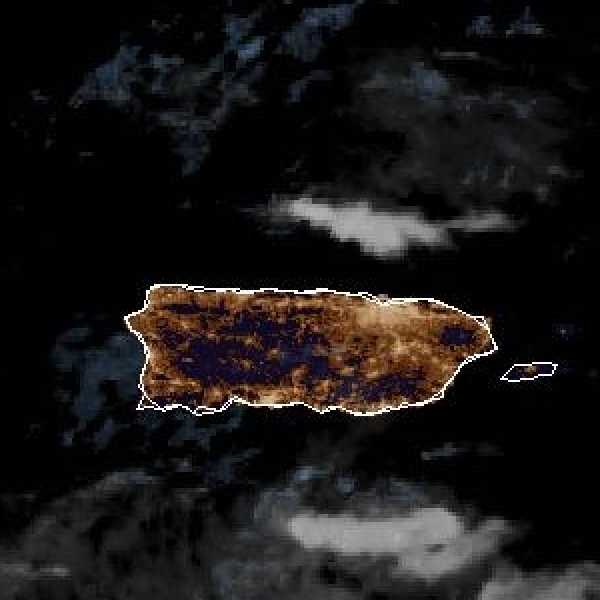 météo tropicale : Image satellite .