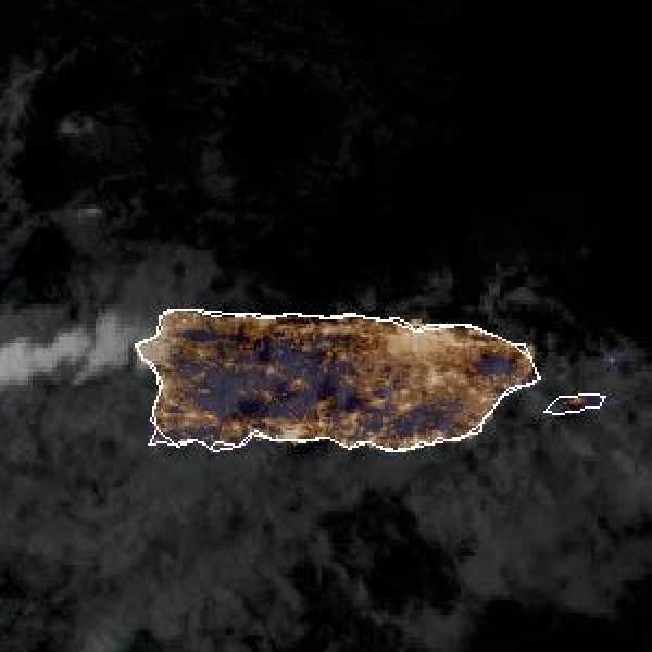 météo tropicale : Image satellite .
