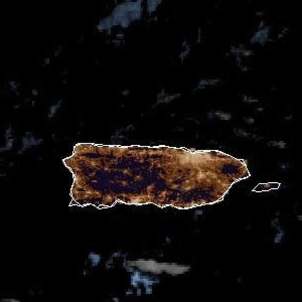 météo tropicale : Image satellite .