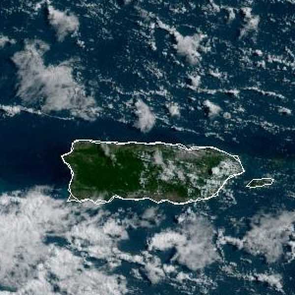 météo tropicale : Image satellite .