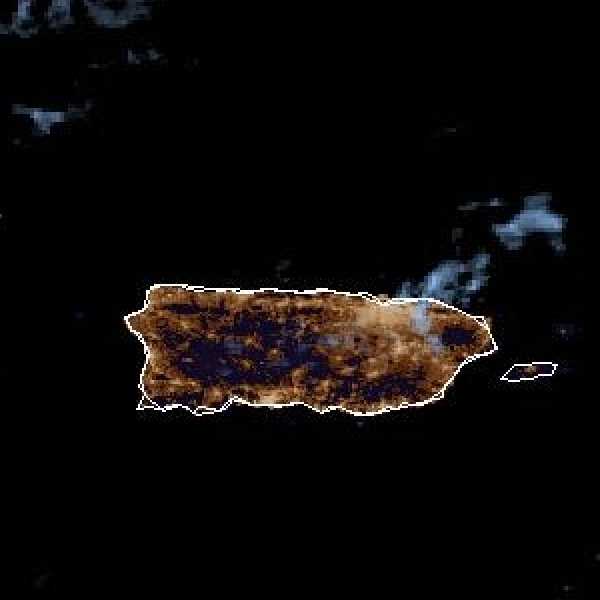 météo tropicale : Image satellite .