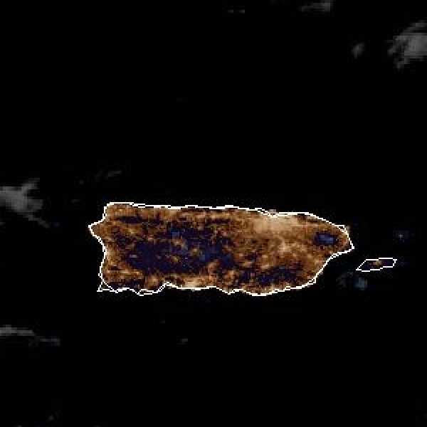 météo tropicale : Image satellite .