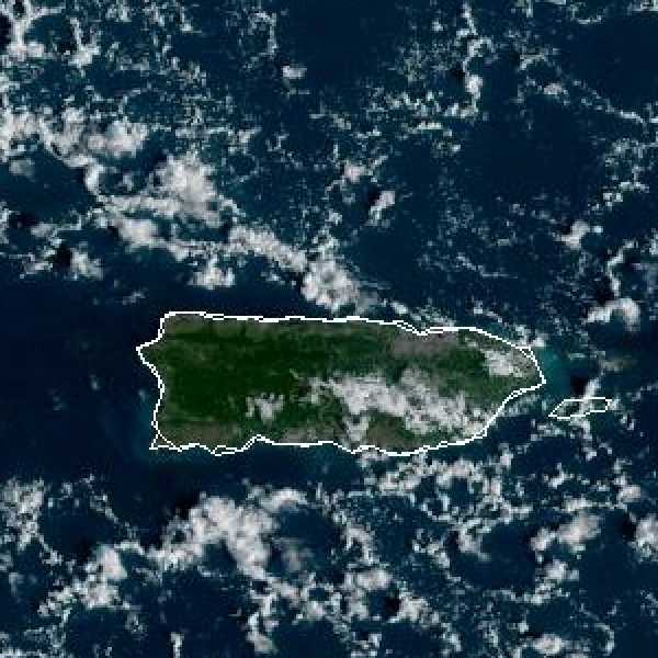 météo tropicale : Image satellite .