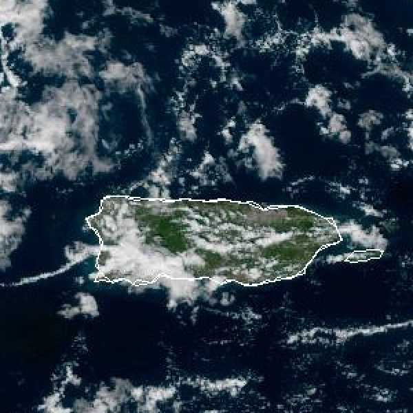 météo tropicale : Image satellite .