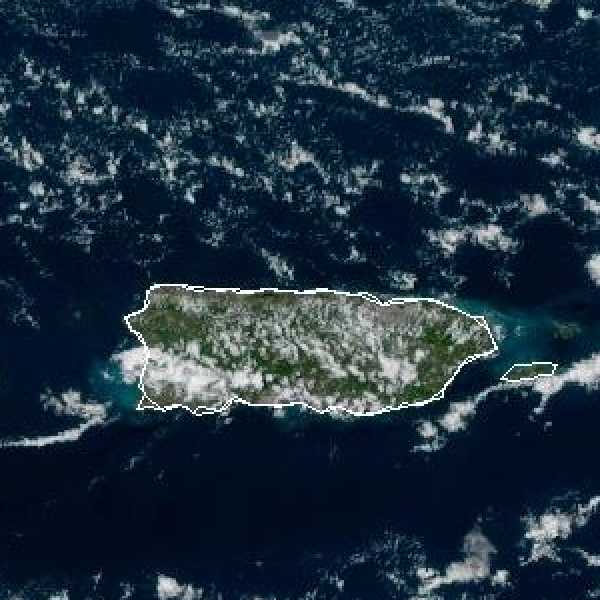 météo tropicale : Image satellite .