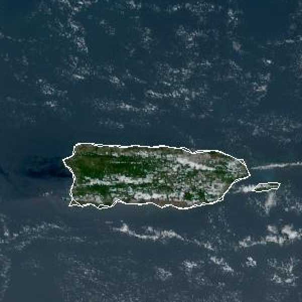 météo tropicale : Image satellite .
