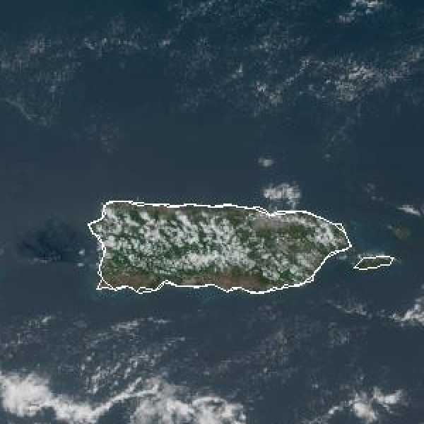 météo tropicale : Image satellite .