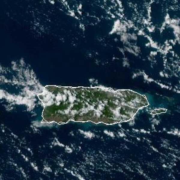 météo tropicale : Image satellite .