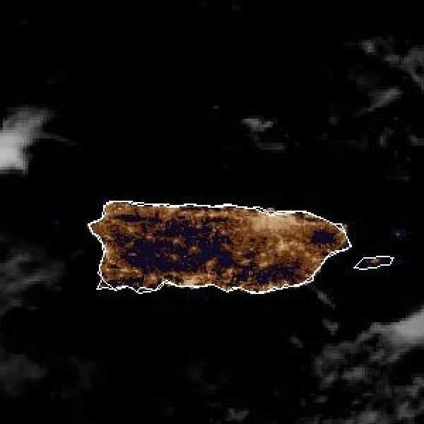 météo tropicale : Image satellite .
