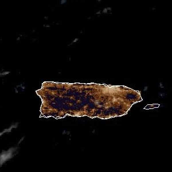 météo tropicale : Image satellite .
