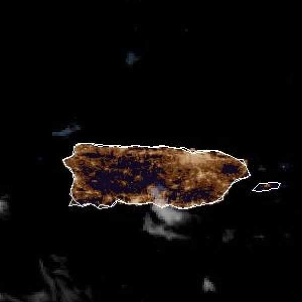météo tropicale : Image satellite .