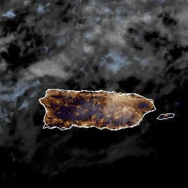 météo tropicale : Image satellite .