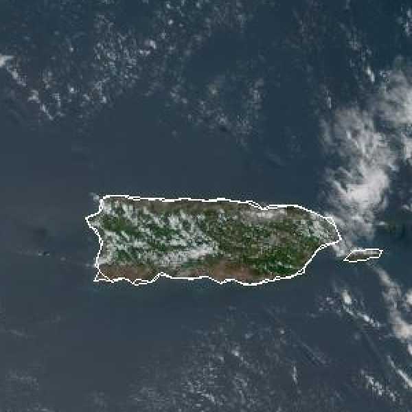 météo tropicale : Image satellite .