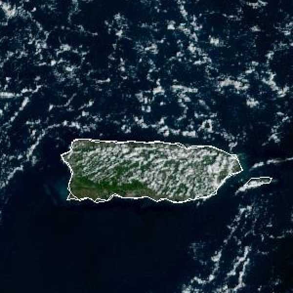 météo tropicale : Image satellite .