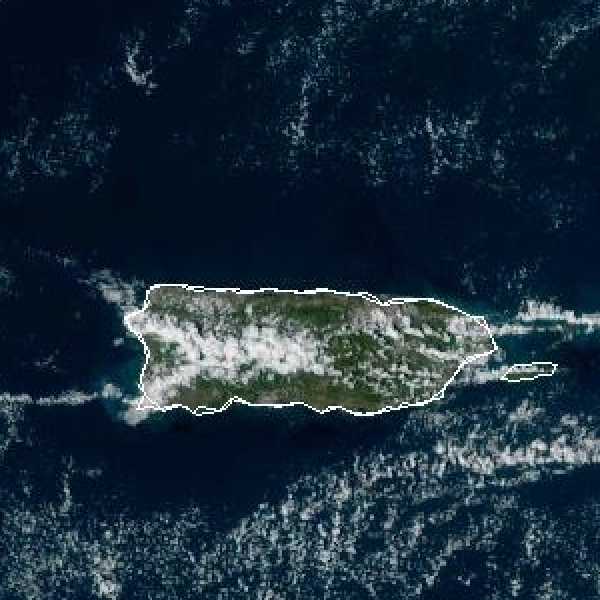 météo tropicale : Image satellite .