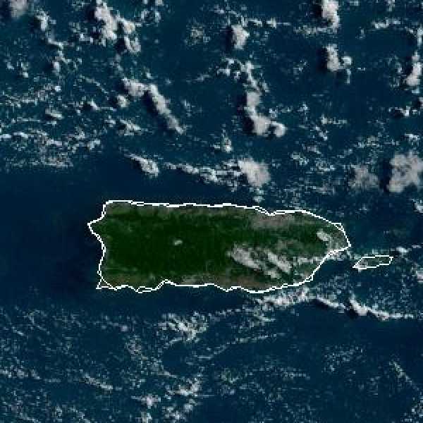 météo tropicale : Image satellite .