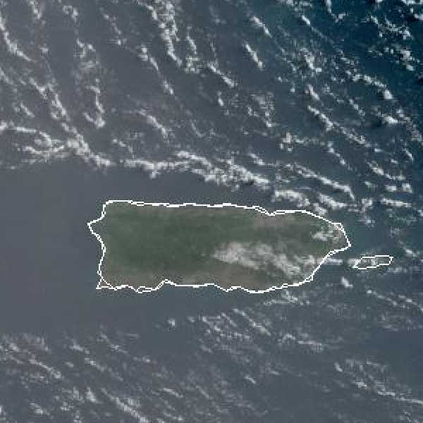 météo tropicale : Image satellite .