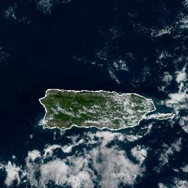 météo tropicale : Image satellite .