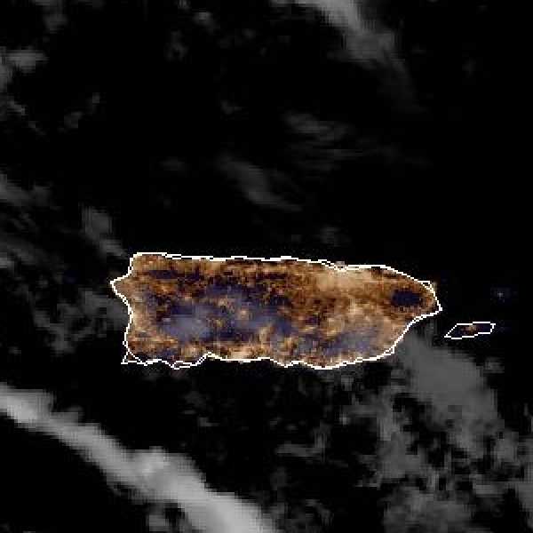 météo tropicale : Image satellite .