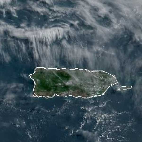 météo tropicale : Image satellite .