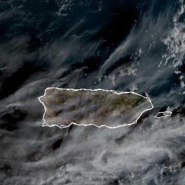 météo tropicale : Image satellite .