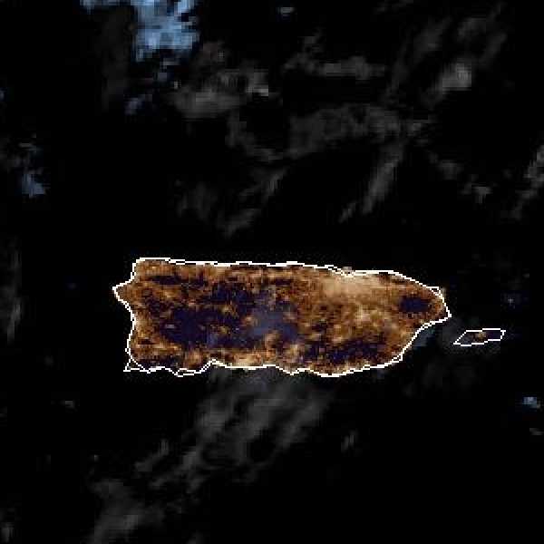 météo tropicale : Image satellite .