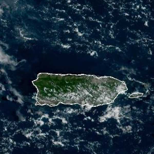 météo tropicale : Image satellite .