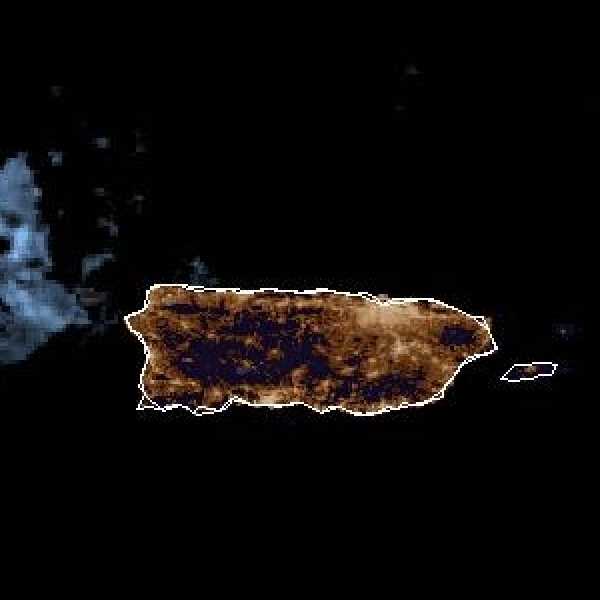 météo tropicale : Image satellite .
