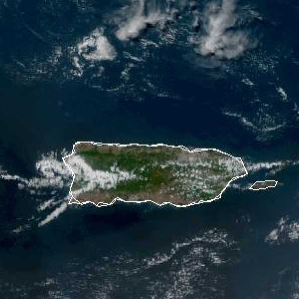 météo tropicale : Image satellite .