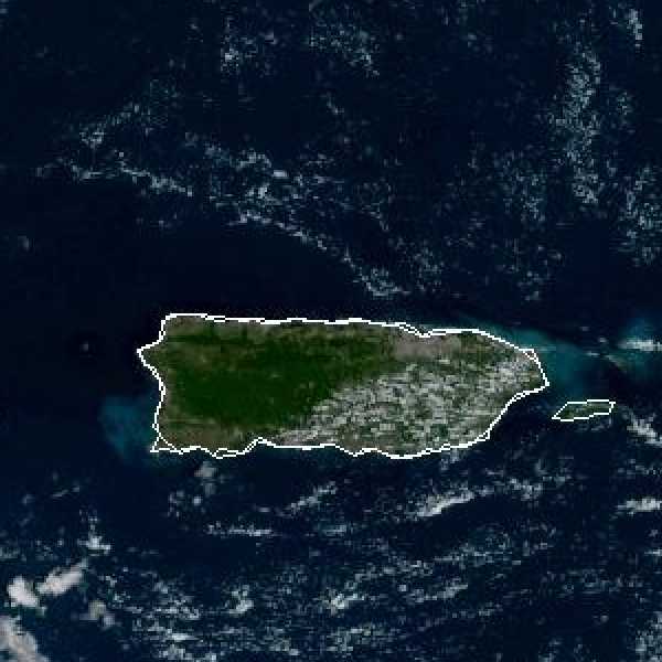 météo tropicale : Image satellite .