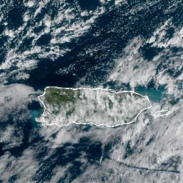 météo tropicale : Image satellite .