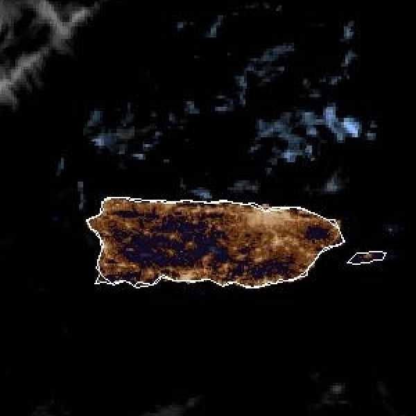 météo tropicale : Image satellite .