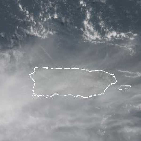 météo tropicale : Image satellite .