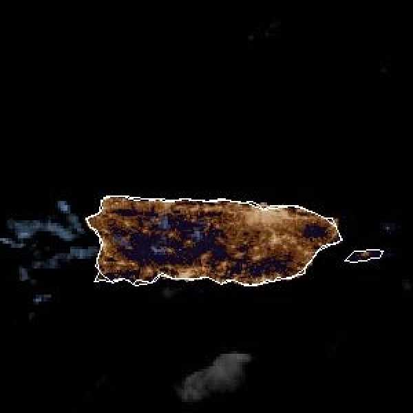 météo tropicale : Image satellite .