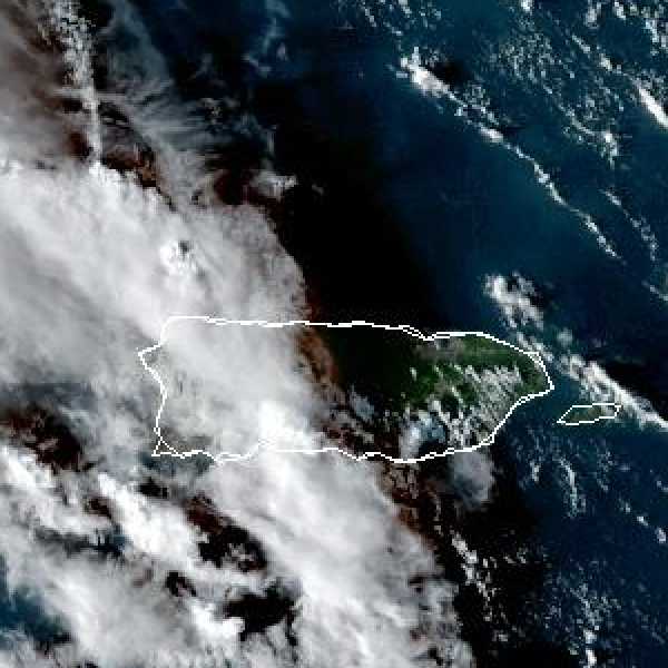 météo tropicale : Image satellite .