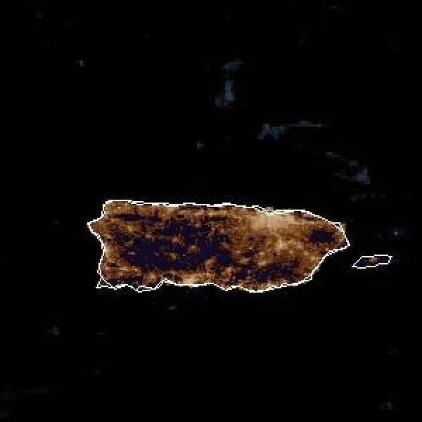 météo tropicale : Image satellite .