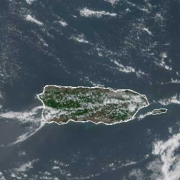 météo tropicale : Image satellite .