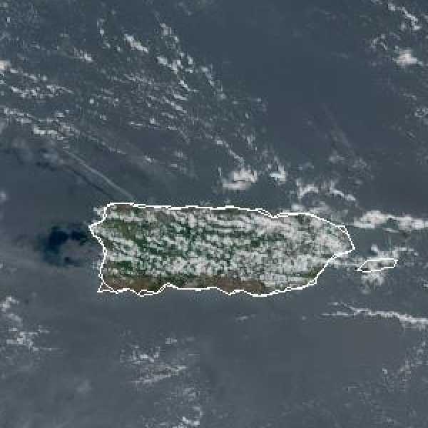 météo tropicale : Image satellite .