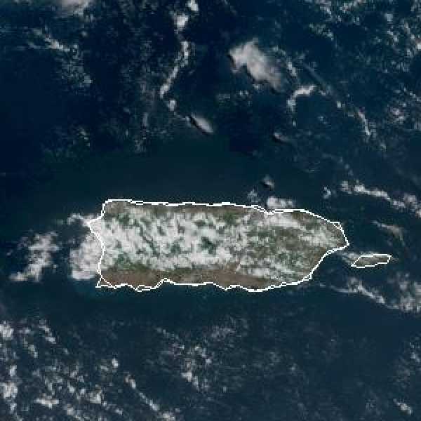 météo tropicale : Image satellite .