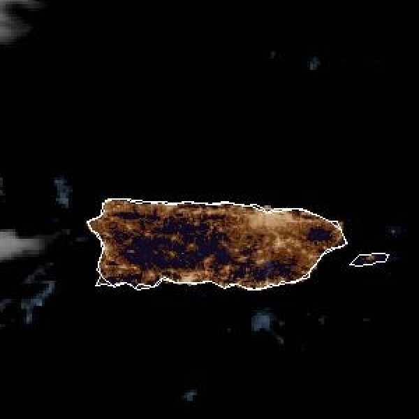 météo tropicale : Image satellite .